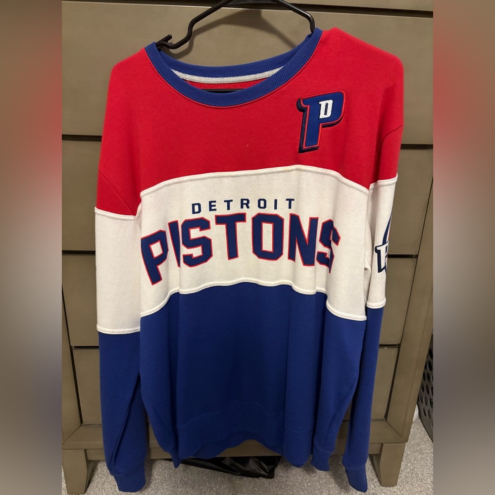 Detroit Pistons Colorblock Sweater